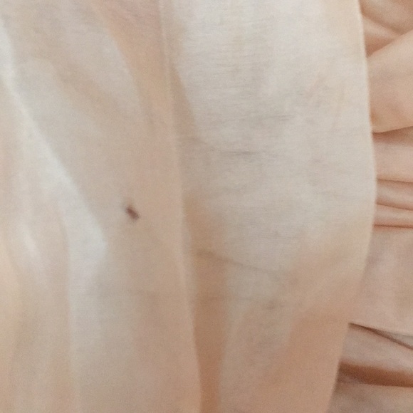 Moda international peach silk ruffle top - Picture 7 of 7